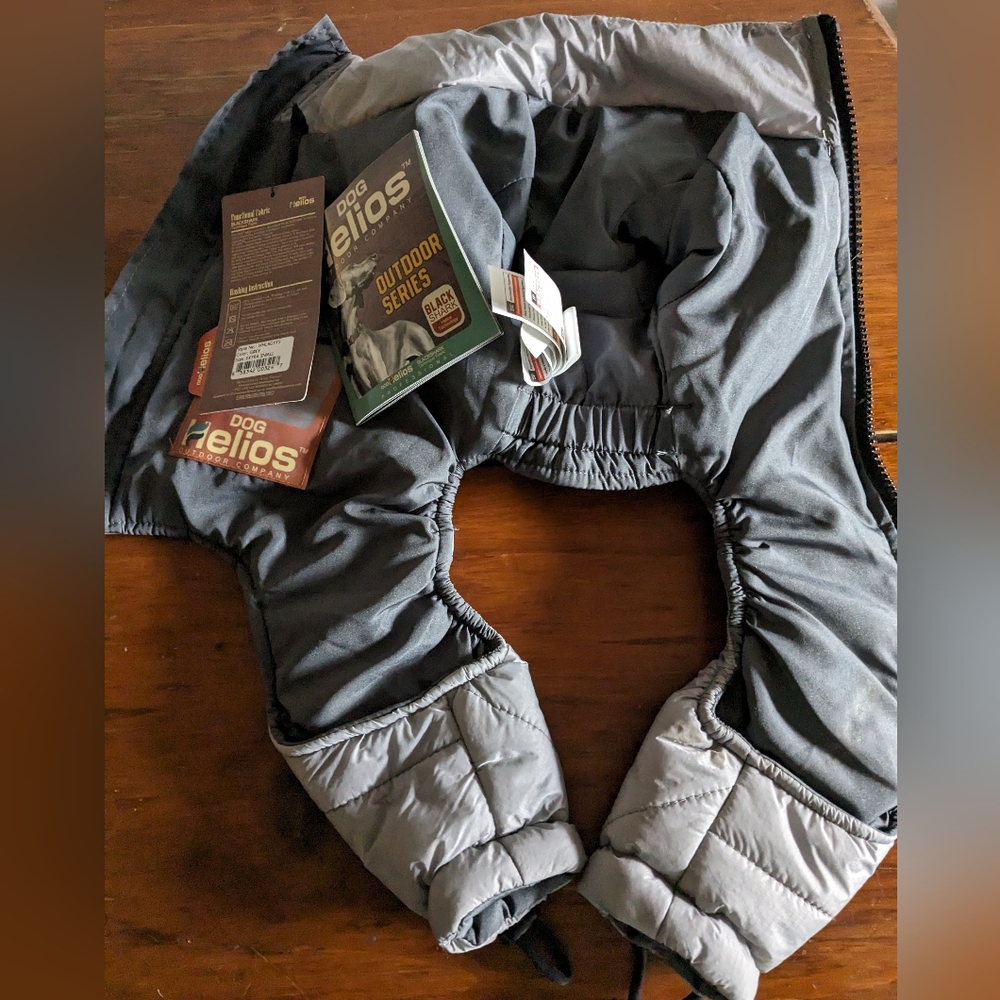 DOG HELIOS 'Thunder-Crackle' Full-Body Bodied Waded-Plush Adjustable XS grey - Picture 5 of 13